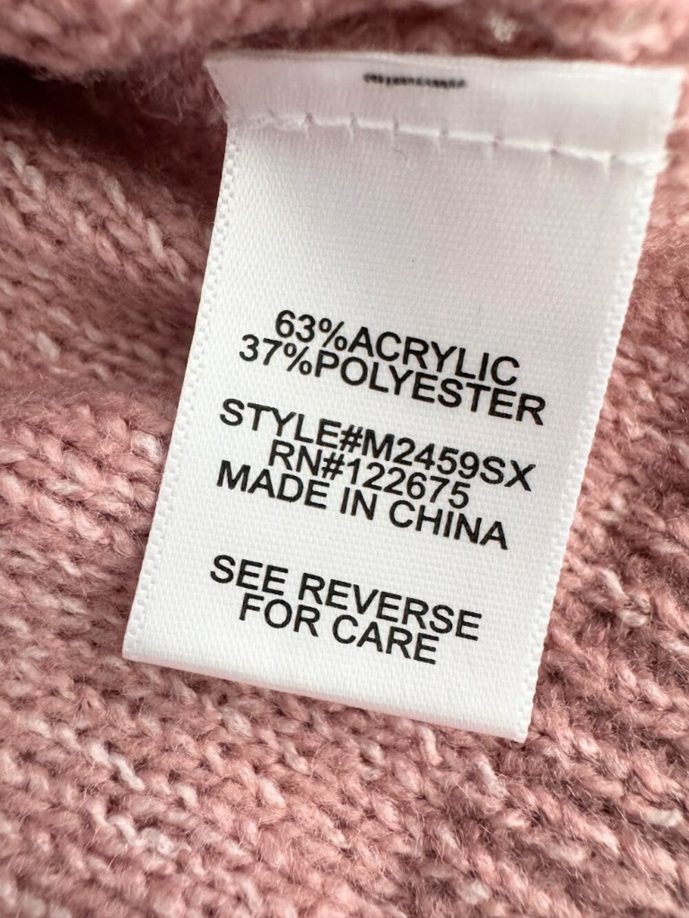 Stitch Fix Letty & Me Maternity Cozy Pink Knit Sweater XXL NWT - Picture 8 of 8